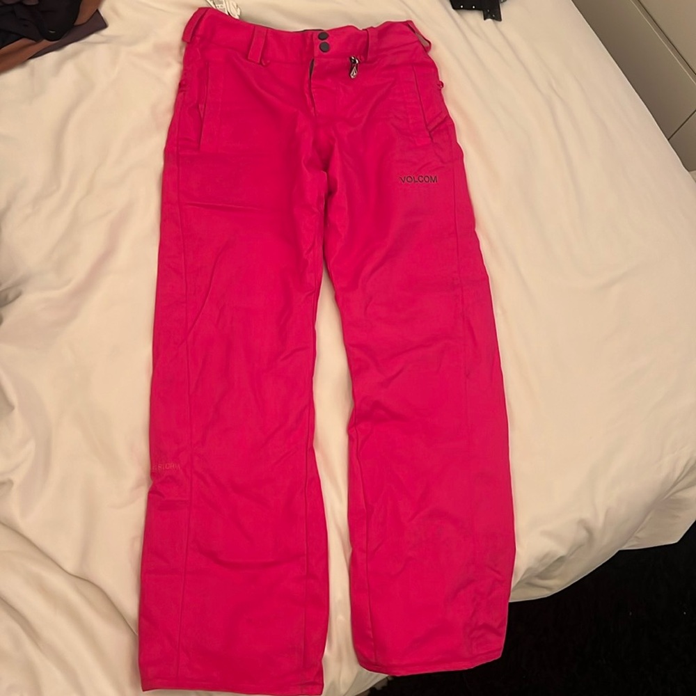 Hot Pink Volcom Snowboarding Pants XS